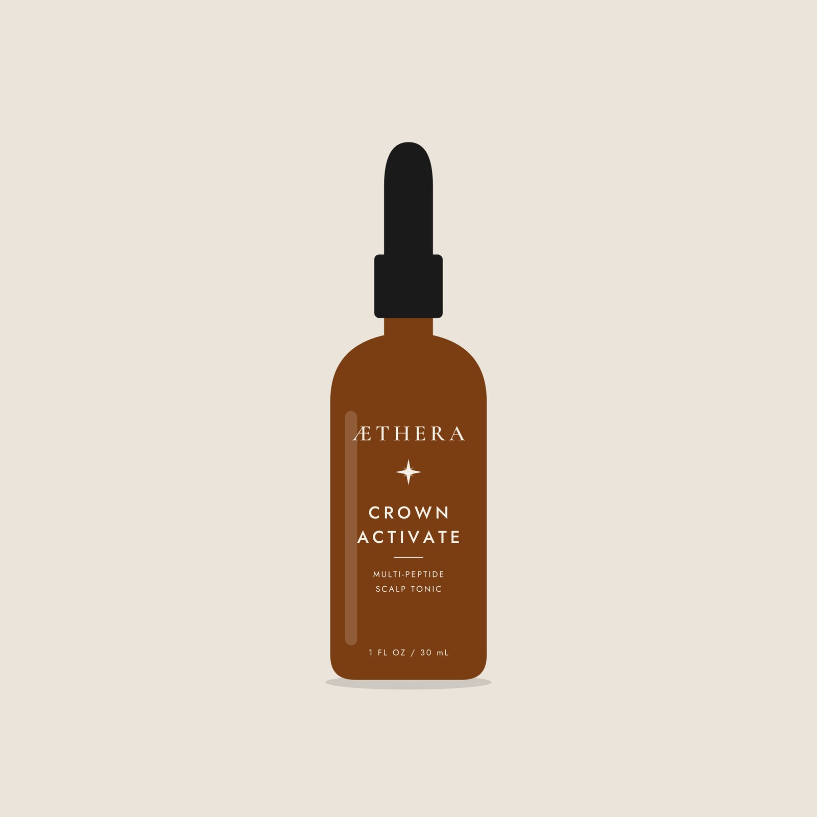 Æthera Crown Activate, multi-peptide scalp serum