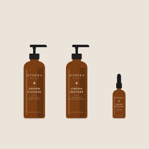The Daily Ritual set: Crown Cleanse, Crown Restore and Crown Activate